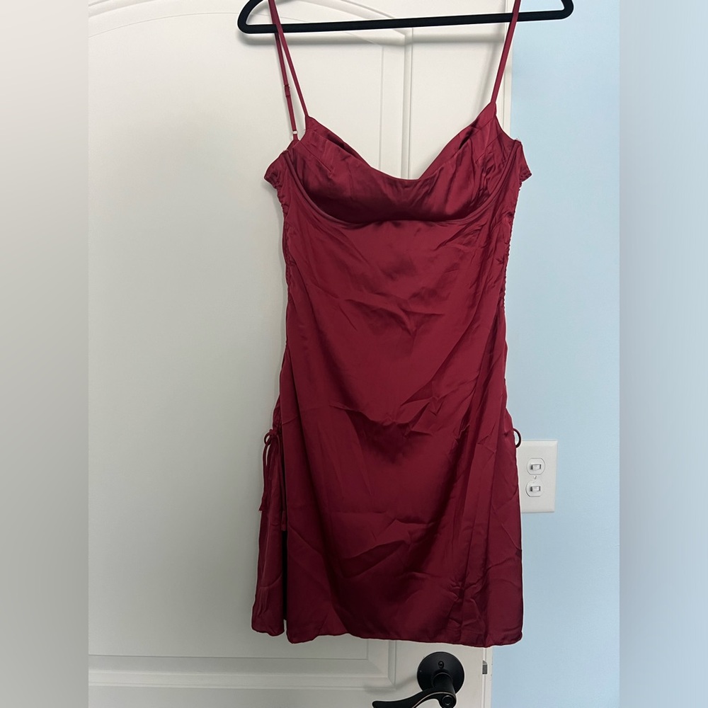 Oh Polly Deep Red Dress